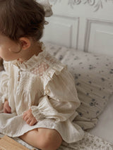 Ellie Cream Smock Dress