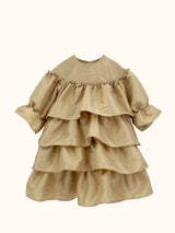 [Special Price] Cancan Dress Gold_ 6-7Y