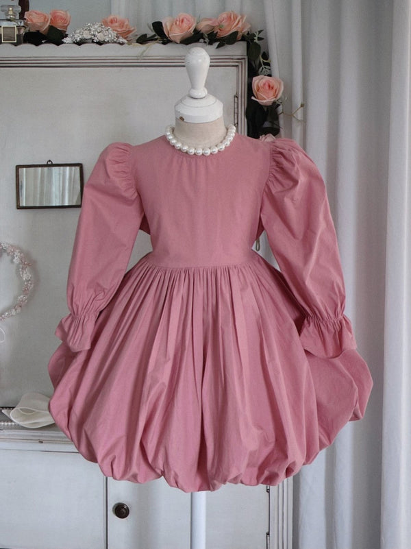 Pepe Mini Balloon Dress_Pink