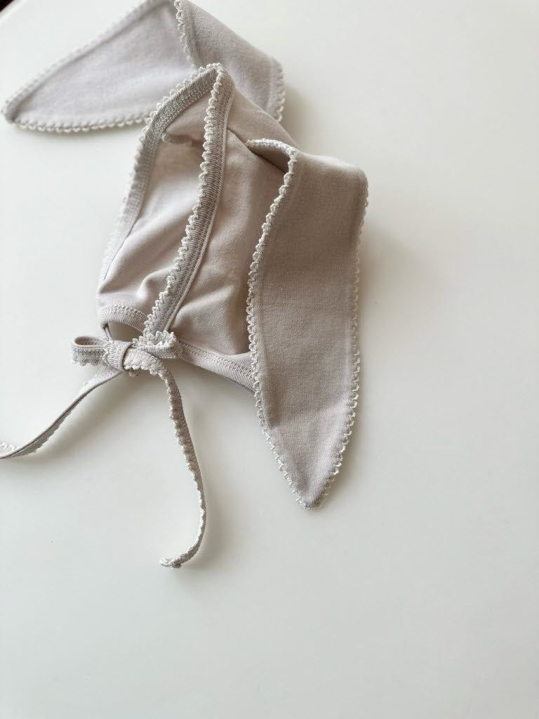 Bunny Picot Bonnet(Pre-order)