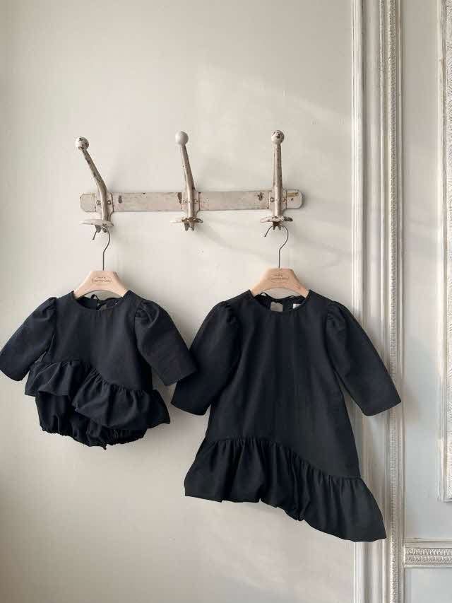 Balloon Frill Romper(Pre-order)