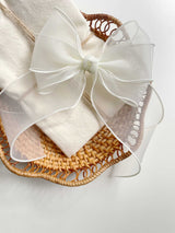 Rosie Wavy Midi Tail Bow Clip