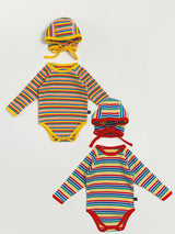 Rainbow Suit and Bonnet Set_ 2 Colours