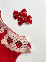 Red Velvet Ribbon Clip Sets