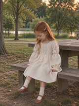 Rose Lace Cotton Dress