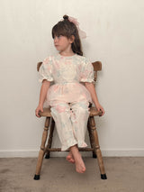 Berry Blouse and Pants Set