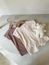 Teddy Terry Romper _2 Colours