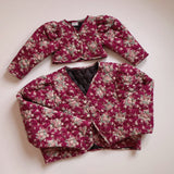 Petit Quilting Crop Jacket _Floral