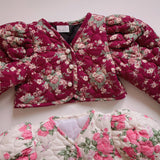 Petit Quilting Crop Jacket _Floral