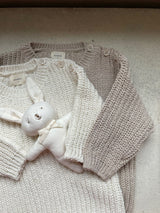 Hachi Knit Baby Romper_ 2 Colors