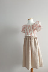 Franc Top & Skirt Set _ Pink