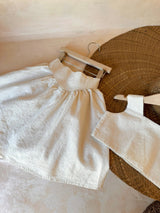 Summer Linen Top & Skirt Set _ 2 Colours
