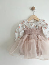 Blossom Dress Romper_Pink