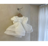 White Rose Baby Dress